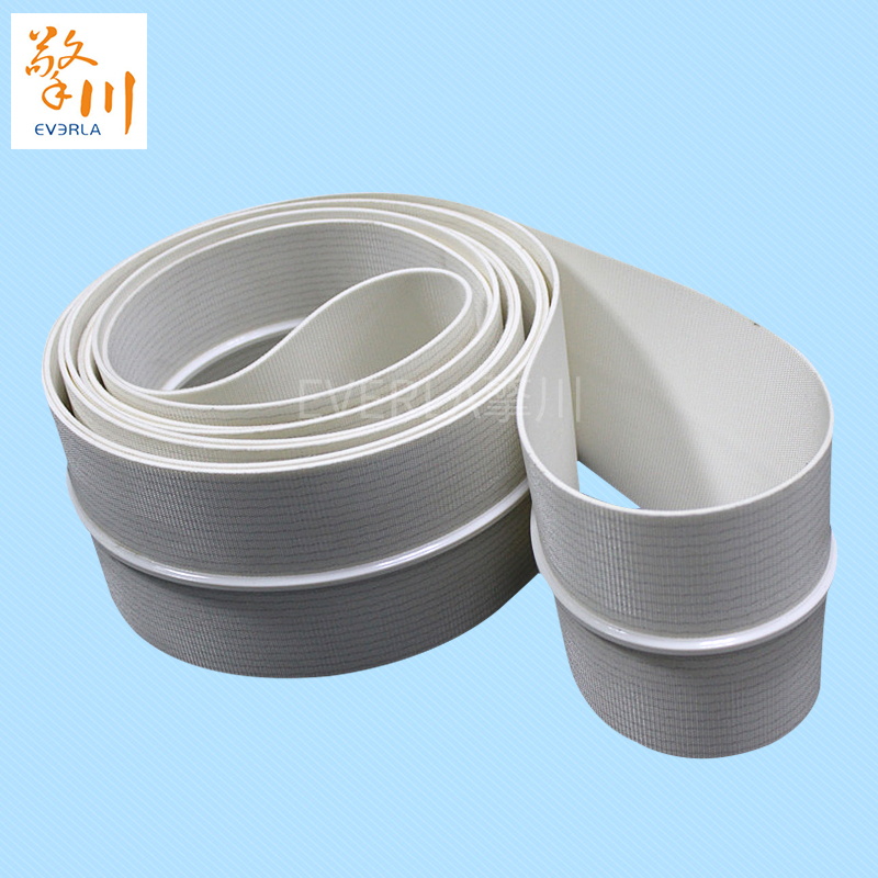 白色加導條橡膠<a href='http://www.sdk35696.cn/shusongdai/' target='_blank'><u>輸送帶</u></a>主圖