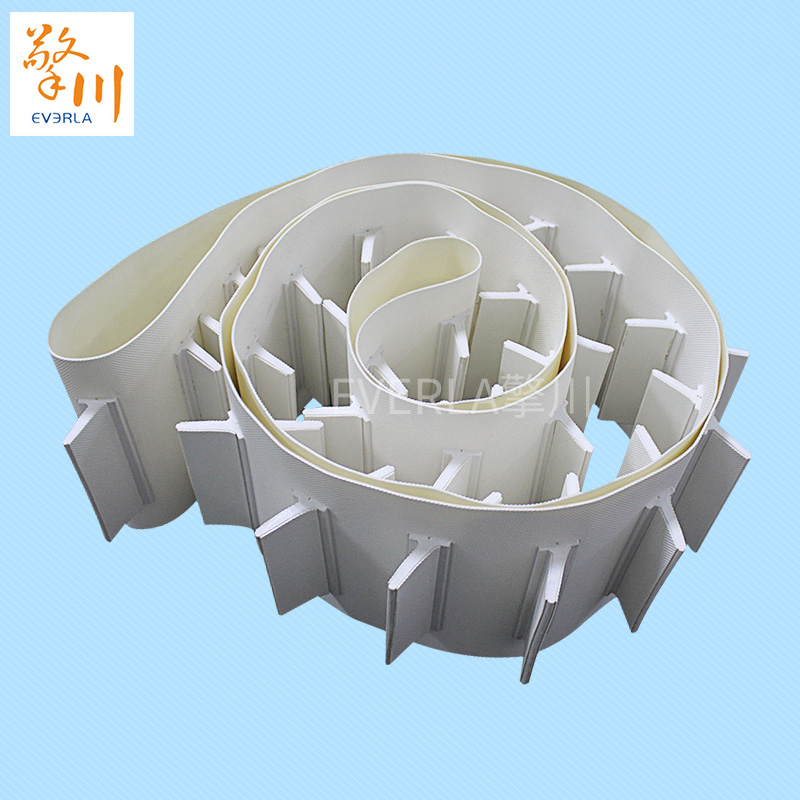 白色鉆石紋加擋板pvc<a href='http://www.sdk35696.cn/shusongdai/' target='_blank'><u>輸送帶</u></a>主圖