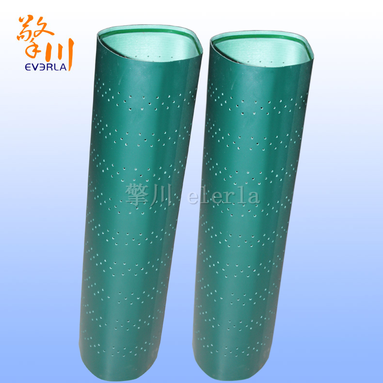 兩邊加導條打孔輸送帶的圖片